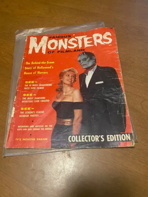 Famous Monsters of Filmland magazine issue 1 Frankenstein 1958