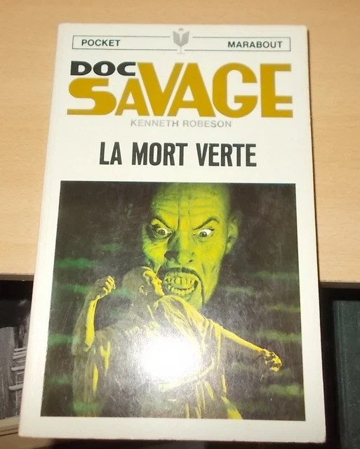 Kenneth Robeson Doc Savage La Mort Verte Marabout N°59 1968 Jim Bana Originale