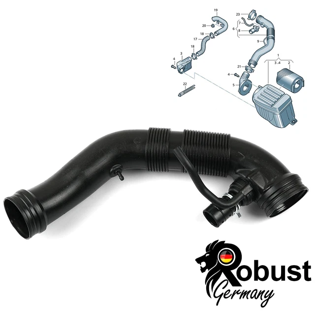 Tubo Turbo Originale AG Per Audi A3, Seat, Skoda, VW 1.9/2.0 TDI – Ricambio 3C0145828K