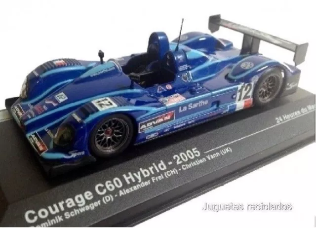 COURAGE C60 HYBRID 2005 SCHWAGER FREL 24 heures du Mans 1:43 Ixo Altaya