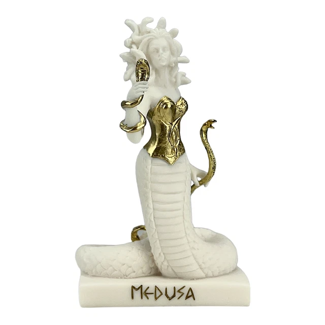 MERMAID MEDUSA SNAKE Hair Woman Female Symbol Greek Roman Statue