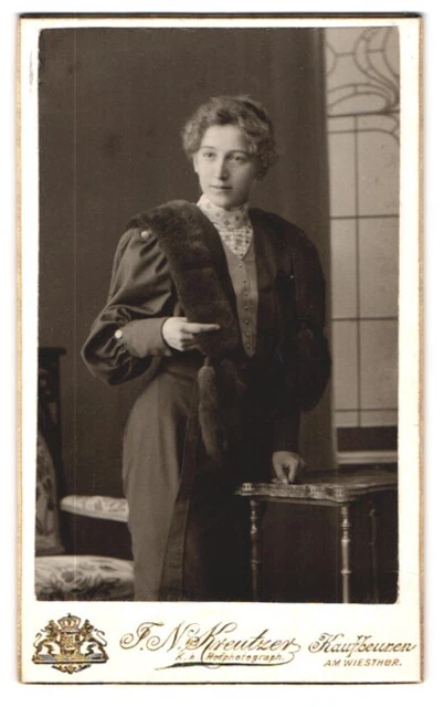 Photography J. N. Kreutzer, Kaufbeuren, Am Wiesthor, portrait beautiful miss