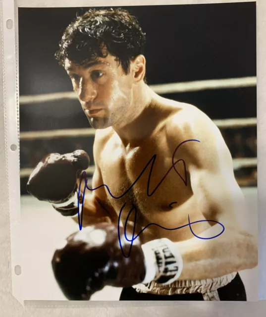 Robert De niro signed Raging Bull 8x10 Photo