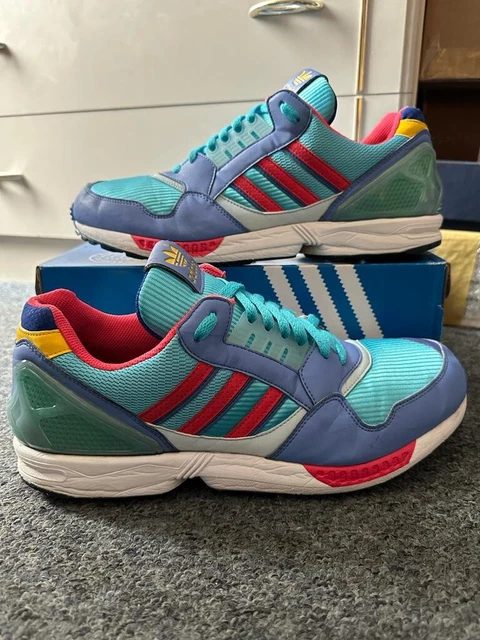Adidas Zx 9000 light aqua/neon blue size 12 uk very rare 2009 deadstock