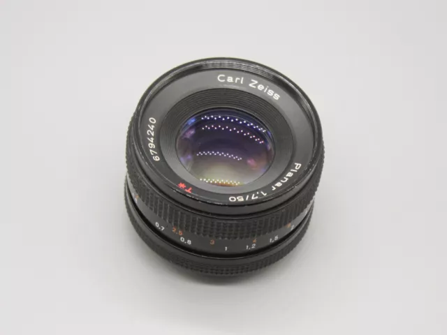Carl Zeiss Planar1,7/50 T* 50mm F/1.7 Lens Objektiv für Contax / Yashica
