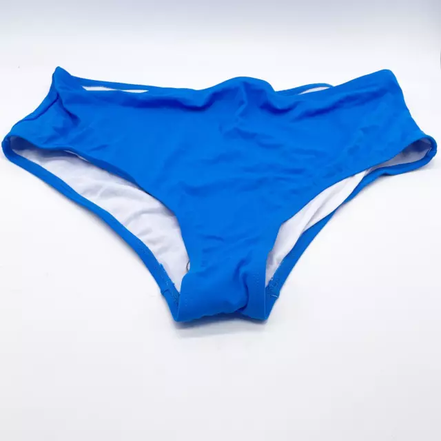 Swimsuits for All NWOT Women's 18 Blue High Waist Lined Swim Bottoms Briefs