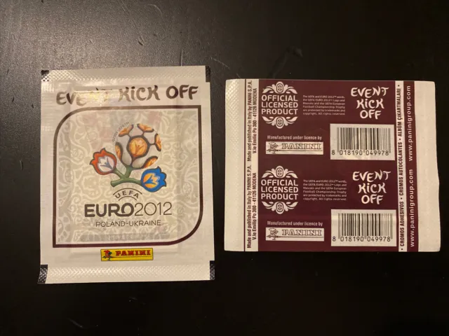 Panini Euro 2012 Kick Off - Pochette French Version packet bustina tute tarjeta