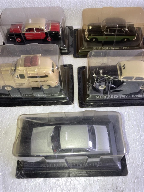 LOT (n10) PEUGEOT RENAULT MERCEDES FIAT HOLDEN ...VOITURES MINIATURES COLLECTION