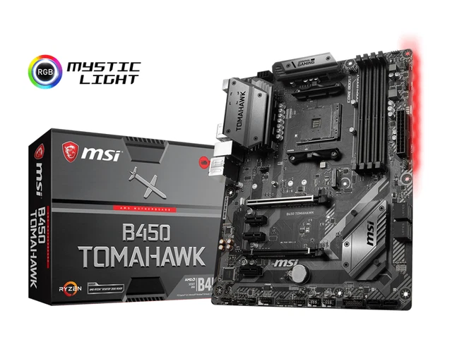 MSI B450 TOMAHAWK max Motherboard with AMD Ryzen 7 2700X