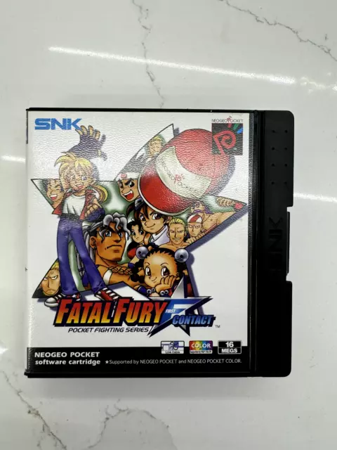 SNK Neo Geo Pocket Fatal Fury First Contact, UK Clam Shell - Mint