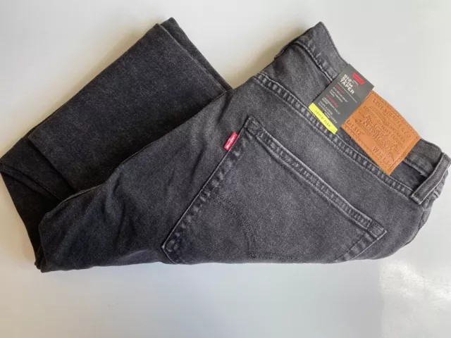 LEVIS MENS GREY 512 Stone Wash Slim Taper Stretch Classic Cut