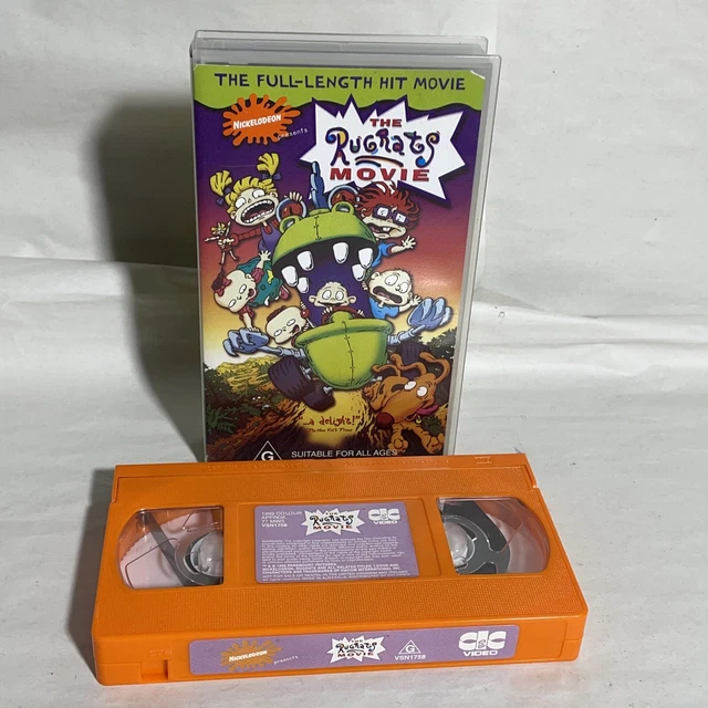 NICKELODEON THE RUGRATS Movie VHS Tape The Full Length Hit Movie