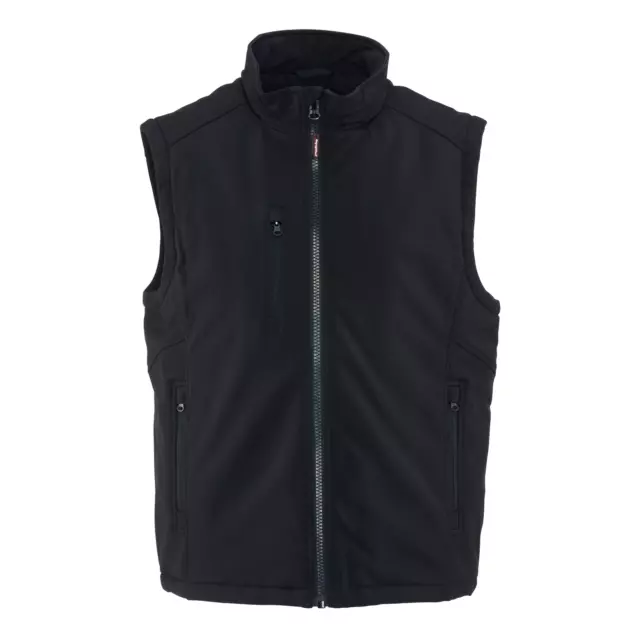 RefrigiWear Men's Warm Insulated Softshell Vest Water-Resistant -20F Protection