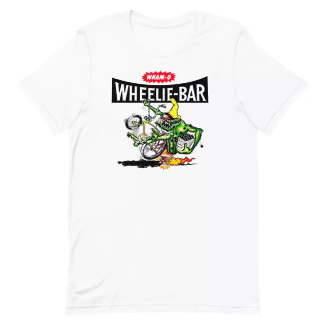WHAMO WHEELIE BAR Bike Cycling 60s Retro Style Graphic Tee Shirt Unisex t-shirt