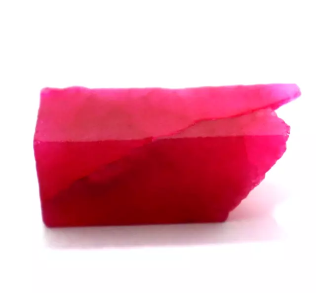 80 Ct Natural Pink Ruby Huge Rough Earth Mined Certified Loose Gemstone