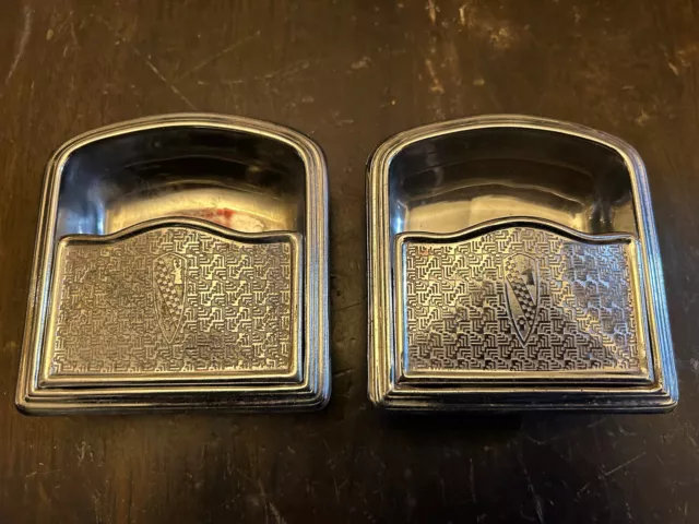 2x 1941 buick ash tray 56c Convertible Coupe Sedan Super Roadmaster Special 1940