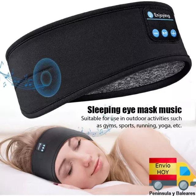 Auriculares Bluetooth Inalambricos Recargable Deporte Dormir Banda Lavable