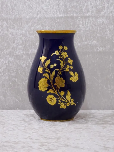 Royal KPM Design Porcelain Vase - Vintage - 15.5cm - Genuine Cobalt - Crafted