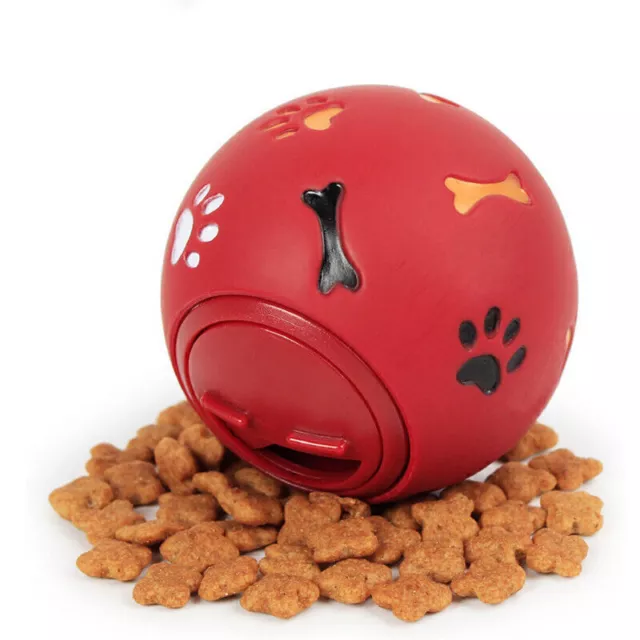 Cat Dog Slow Feeder Treat Ball Pet Interactive Chew Toys Tumbler Food Dispensing 3