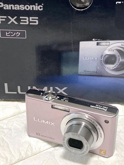 LUMIX ルミックス DMC-FX35 ピンク Panasonic DMC-FX35-P Digital Camera LUMIX FX35 Cocktail Pink