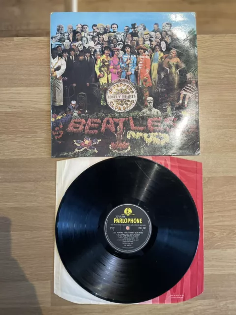 THE BEATLES - Sgt Peppers 1967 1st PRESS MONO LP *FOURTH PROOF* sleeve! Vg+/Ex