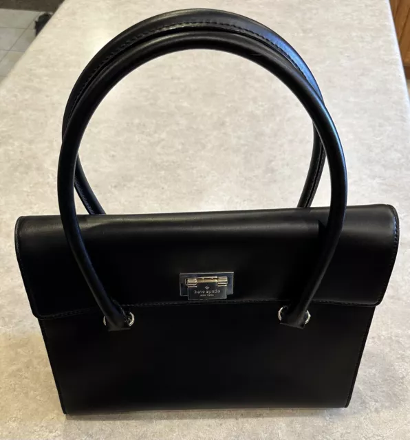 Kate Spade Black Leather Hand/Tote Bag