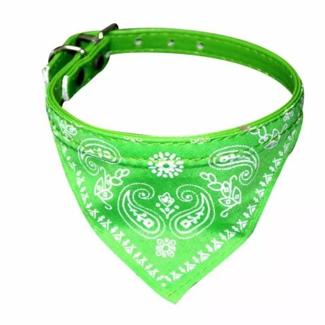 Dog Bandana Collar Pet Puppy Cat Up To 28cm Length scarf Adjustable Neckerchief 3