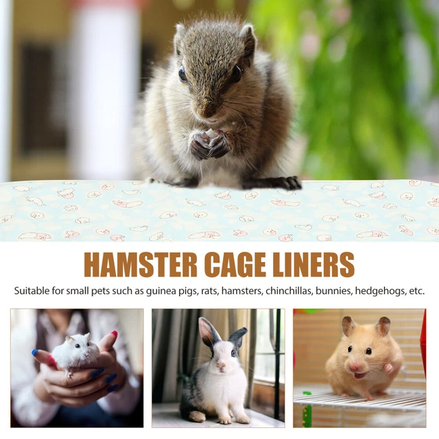 2pcs Tablett Pads Chinchilla Käfig Hamster Urinal Pad Für Innen Käfig Hamster 3