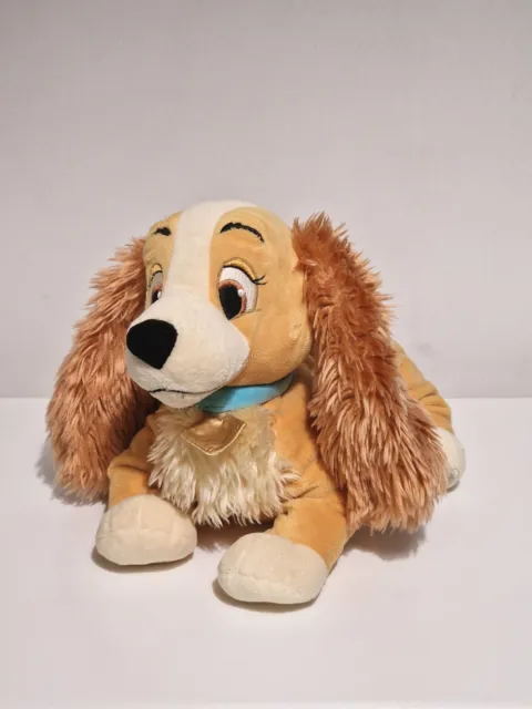 Disney store official lady and the tramp dog soft plush toy