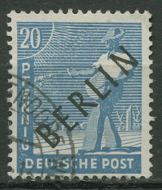 Berlin 1948 Schwarzaufdruck 8 gestempelt