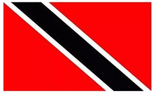 Flagge Trinidad und Tobago Fahne 80x120 cm Hissfahne mit 2 Ösen 2 Kordeln Deko