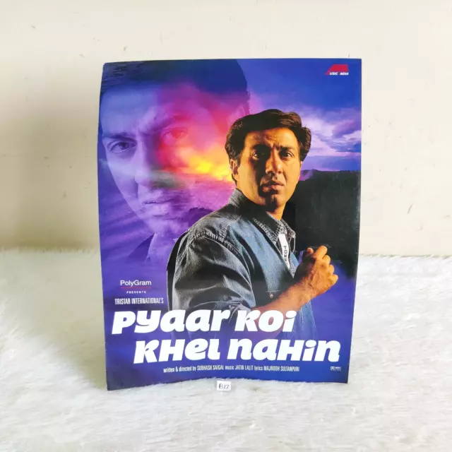 1999 Vintage Sonnig Deol Mahima Choudhary Pyaar Koi Khel Nahi Film Booklet B13
