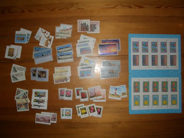 BRD / BUND selbstklebende Briefmarken tolle Sammlung postfrisch/gestempelt, lese