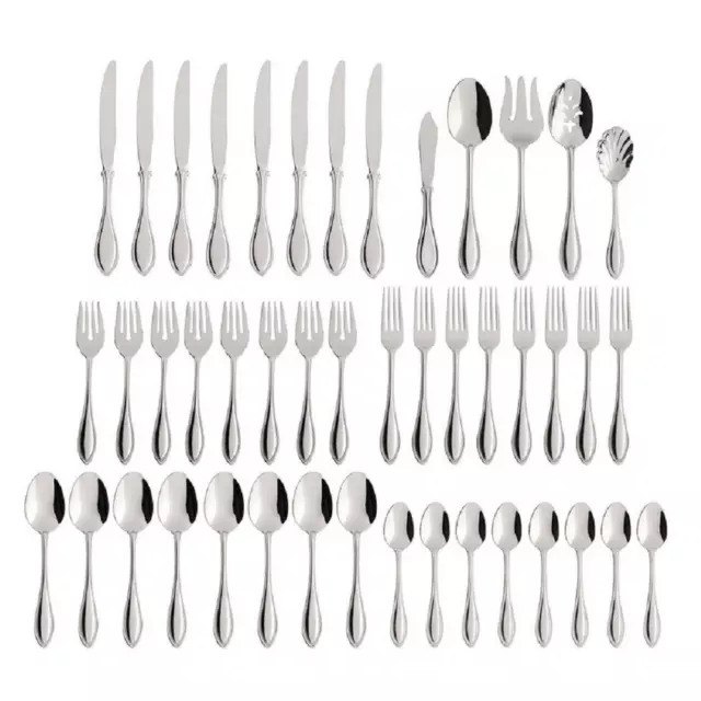 Oneida AMERICAN HARMONY - Stainless Steel 45pc. Flatware Set (Service for Eight)