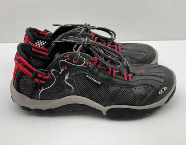 Salomon Womens Techamphibian 3 Athletic Water Shoes Size 8.5 Black and Red