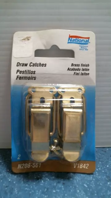 National Hardware Draw Catches 2 pk  (N208-561) FS