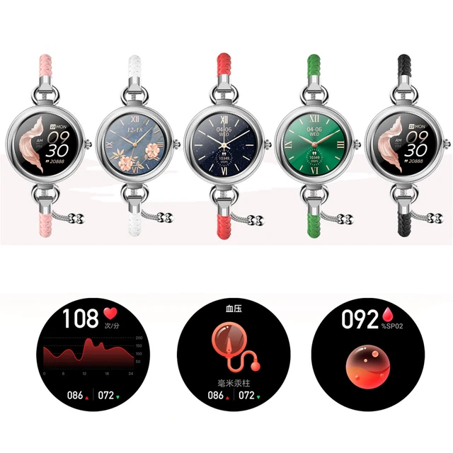 SMARTWATCH OROLOGIO FITNESS donna con misurazione pressione sanguigna
