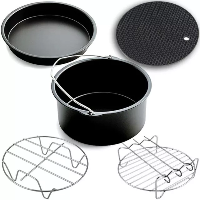 Inner Air Fryer Pot Air Fryer Bakeware Frying Pot Baking Basket