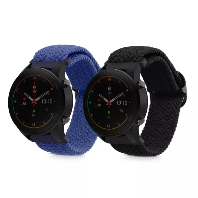 2x Sportarmband für Xiaomi Mi Watch Color Sport S1 Active Fitnesstracker