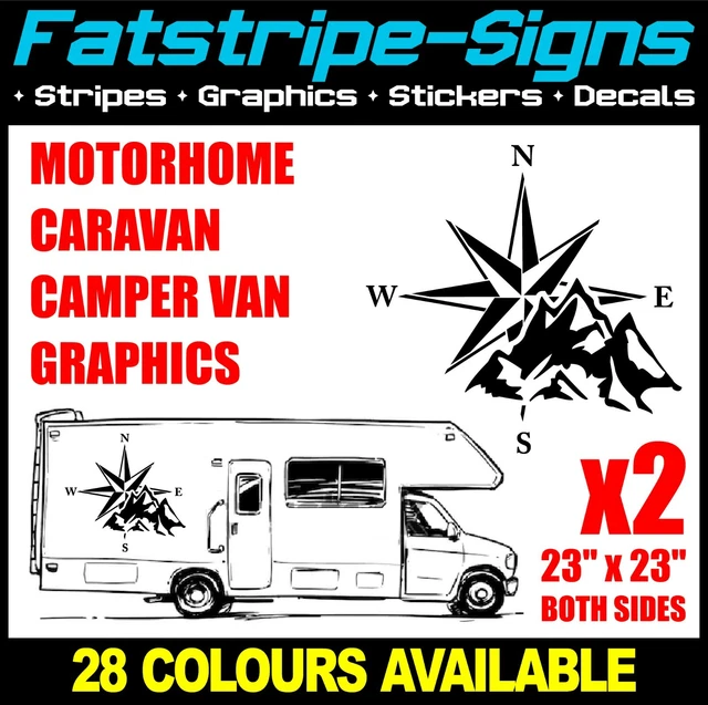 AUTO SLEEPER LOGO Stickers Graphics Decals Camper Van Motorhome Caravan
