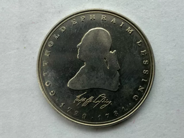Coin 5 Dm 1981 Gotthold Ephraim Lessing Condition As Seen In Photos 2