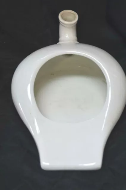 Edwin Knowles Porcelain Ceramic Bedpan Chamber Pot Urinal Semi Vitreous Vintage