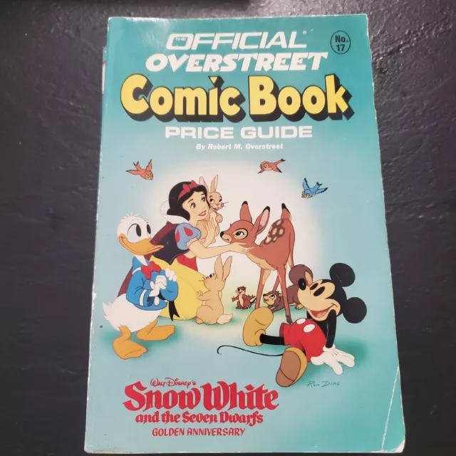 Overstreet Comic Book Price Guide #17 Disney Cover! 1987