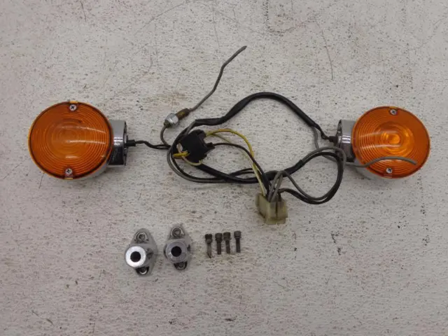 1986-1993 Harley Davidson Softail Touring RIGHT LEFT PASSING LAMP TURN SIGNAL