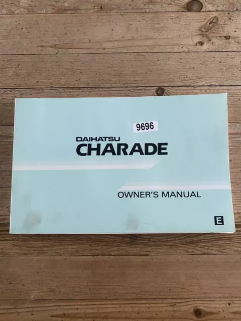 1987-2000 DAIHATSU CHARADE OWNERS MANUAL HANDBOOK   Ref9696 SEE DESCRIPTION