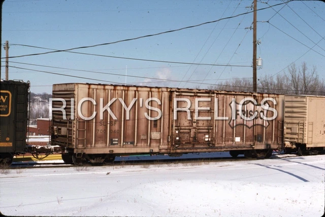 Original Slide SLSF #700040 Boxcar Frisco 1989 ACTION