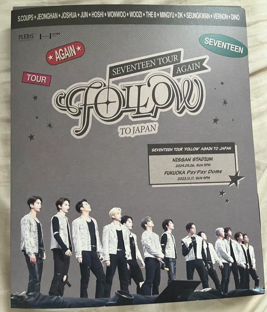 SEVENTEEN TOUR FOLLOW AGAIN JAPAN 3Blu-ray +13 POB Postcards