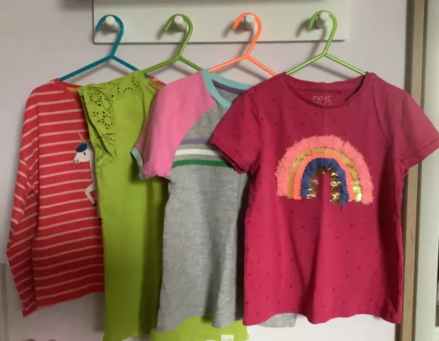 Pacchetto top maglietta frutta roba bianca per ragazze Next Boden età 7-8, 8 anni ottime condizioni