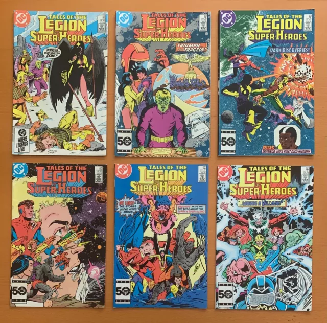 Legion of Super-Heroes #316 bis 354 ununterbrochener Lauf (DC 1984) 39 x Comics 3