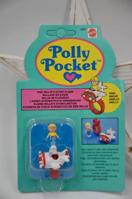 Polly Pocket coeur vert BLUEBIRD TOYS Midge's bedtime ring 1991 inc